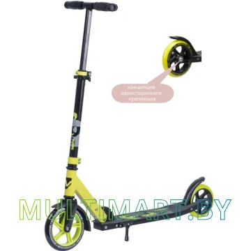 Самокат Novatrack Polis Pro 180.POLIS.LM9 (лайм, 2019)